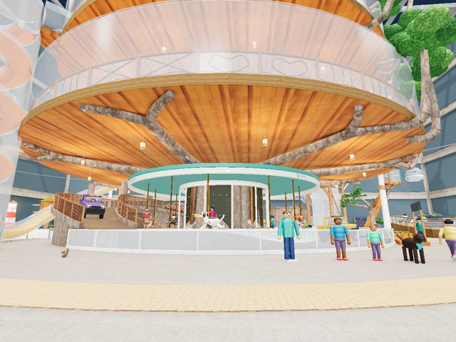 The atrium and the tree
